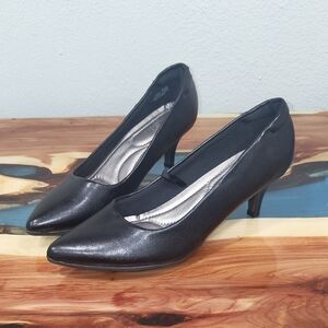 Sleek Black Women's Heels